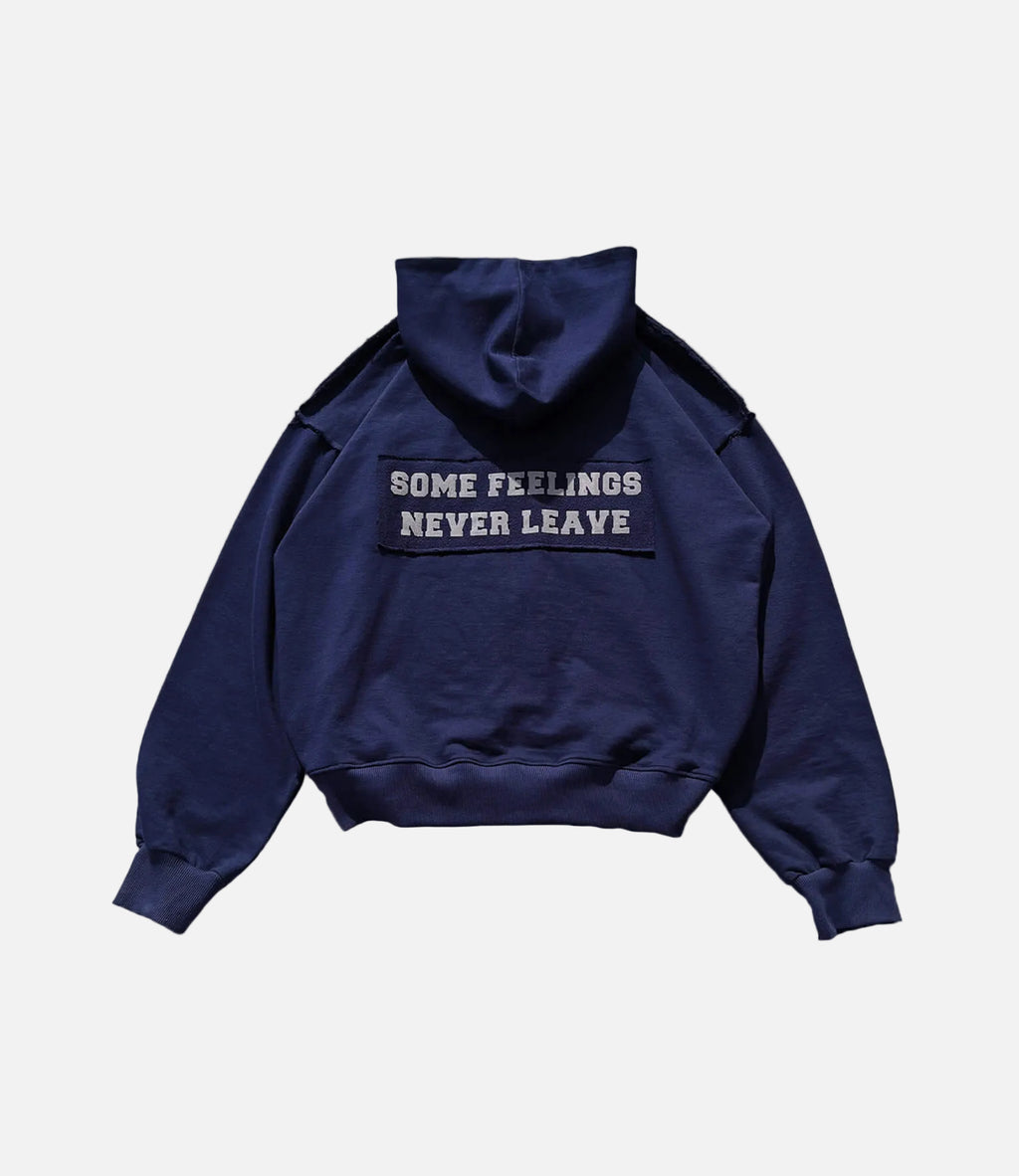 some feelings never leave - ZIPPER HOODIE