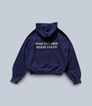 some feelings never leave - ZIPPER HOODIE