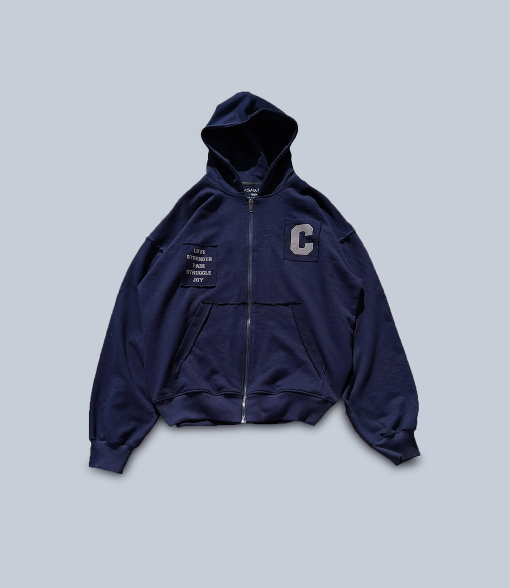 some feelings never leave - ZIPPER HOODIE