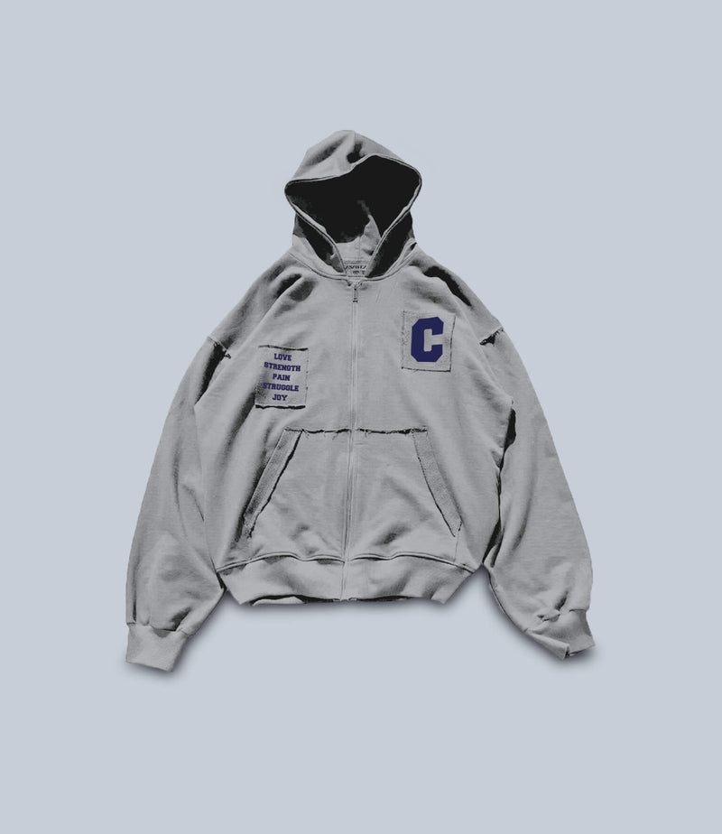 some feelings never leave - ZIPPER HOODIE