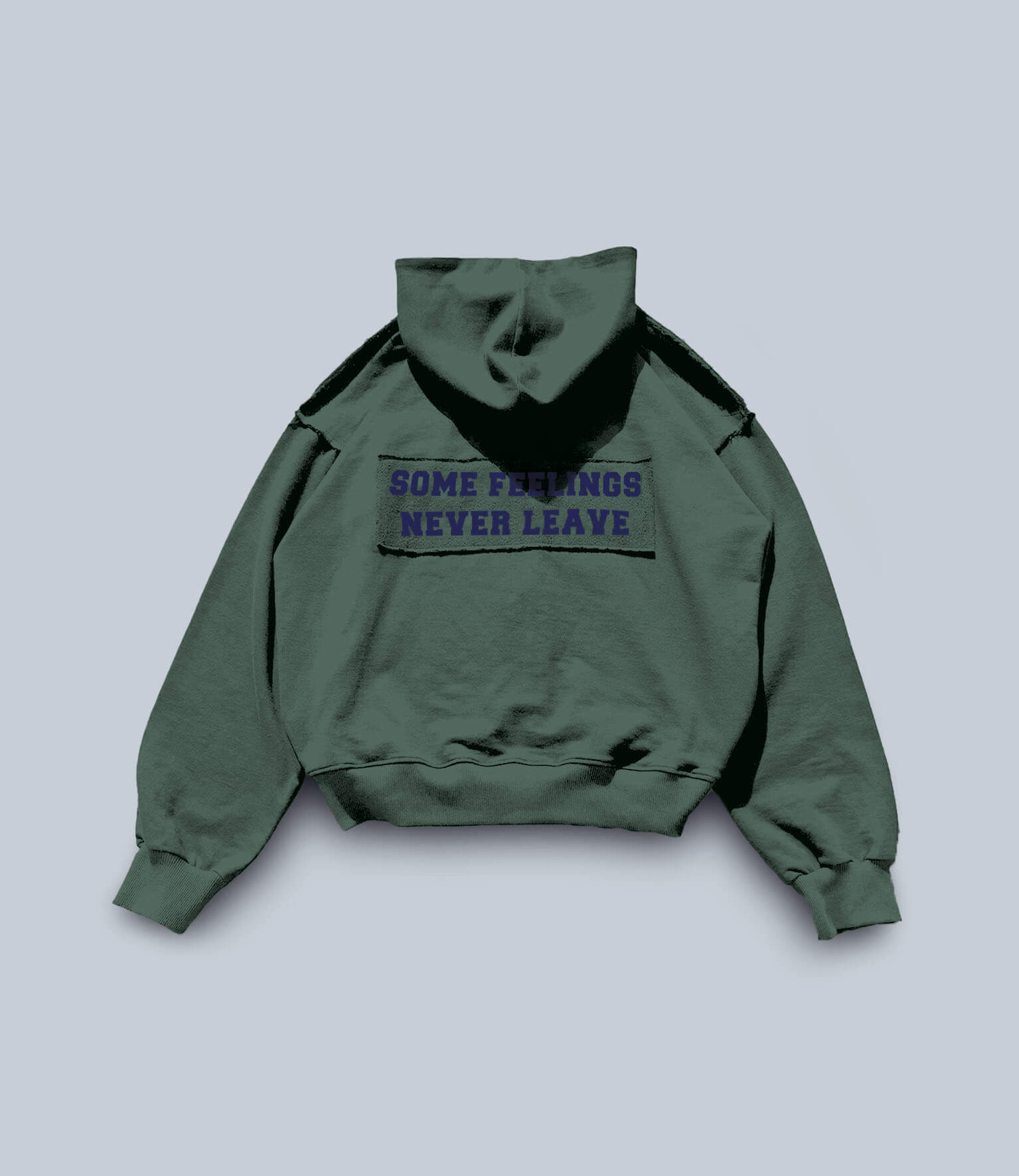 SFNL ZIPPER HOODIE -  FOREST green