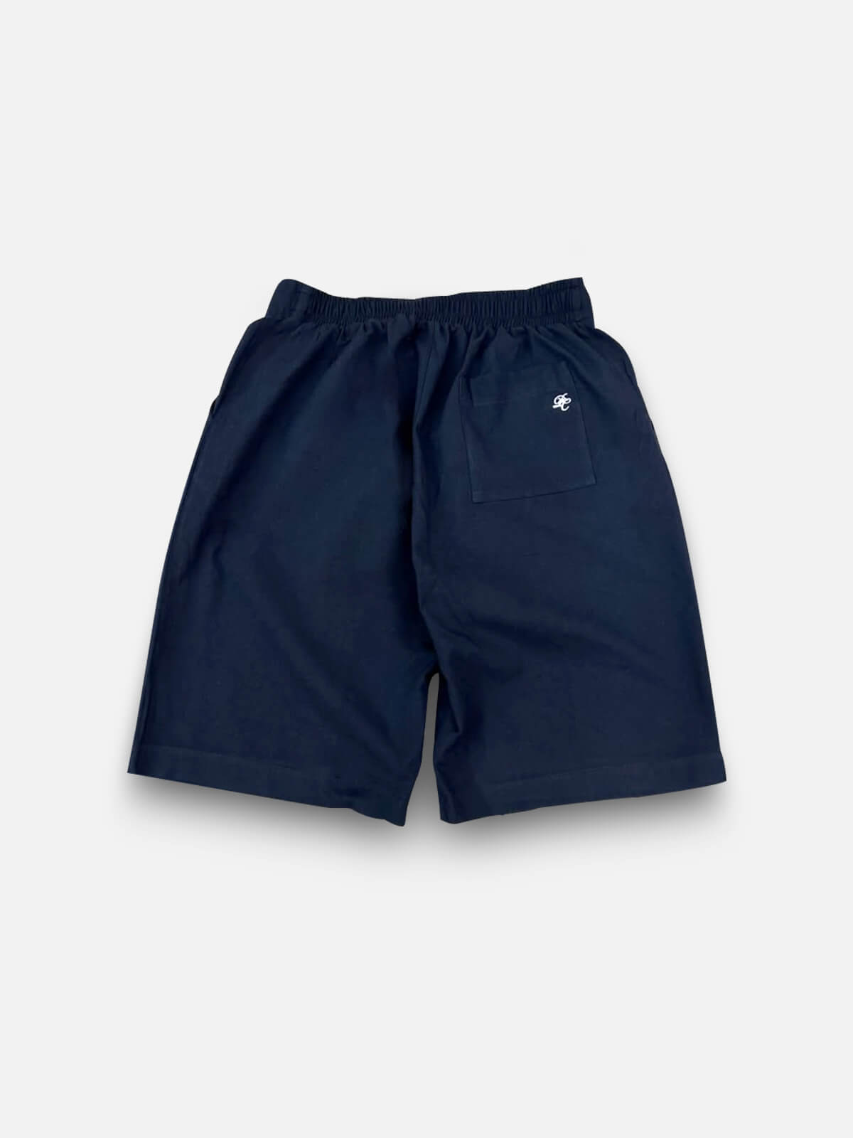 PC Pleated linen Short - navy blue