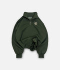 signature quarter zip - dark olive