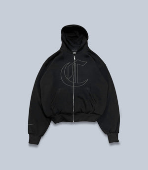 Signature zipper V2 - Black