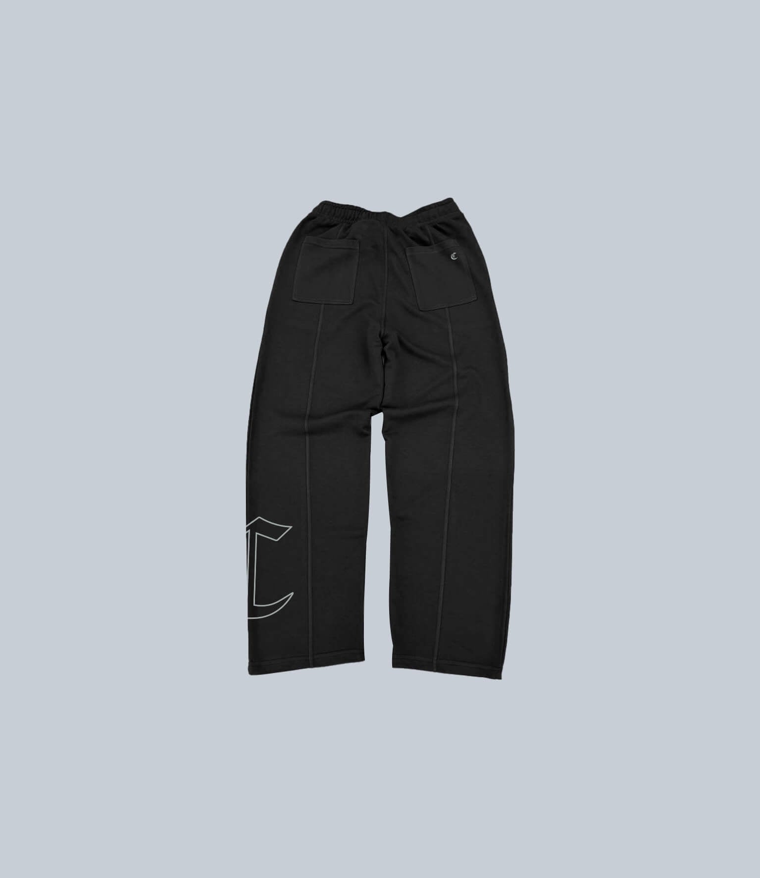 signature straight-leg - black