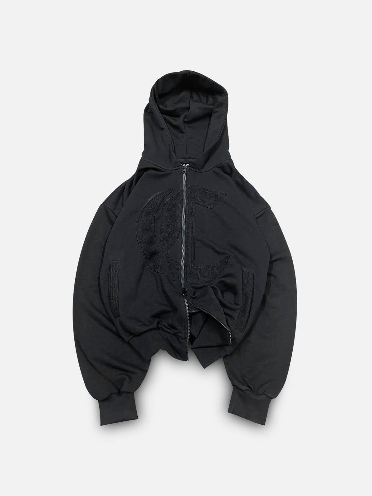 Signature double zipper V3 - Black