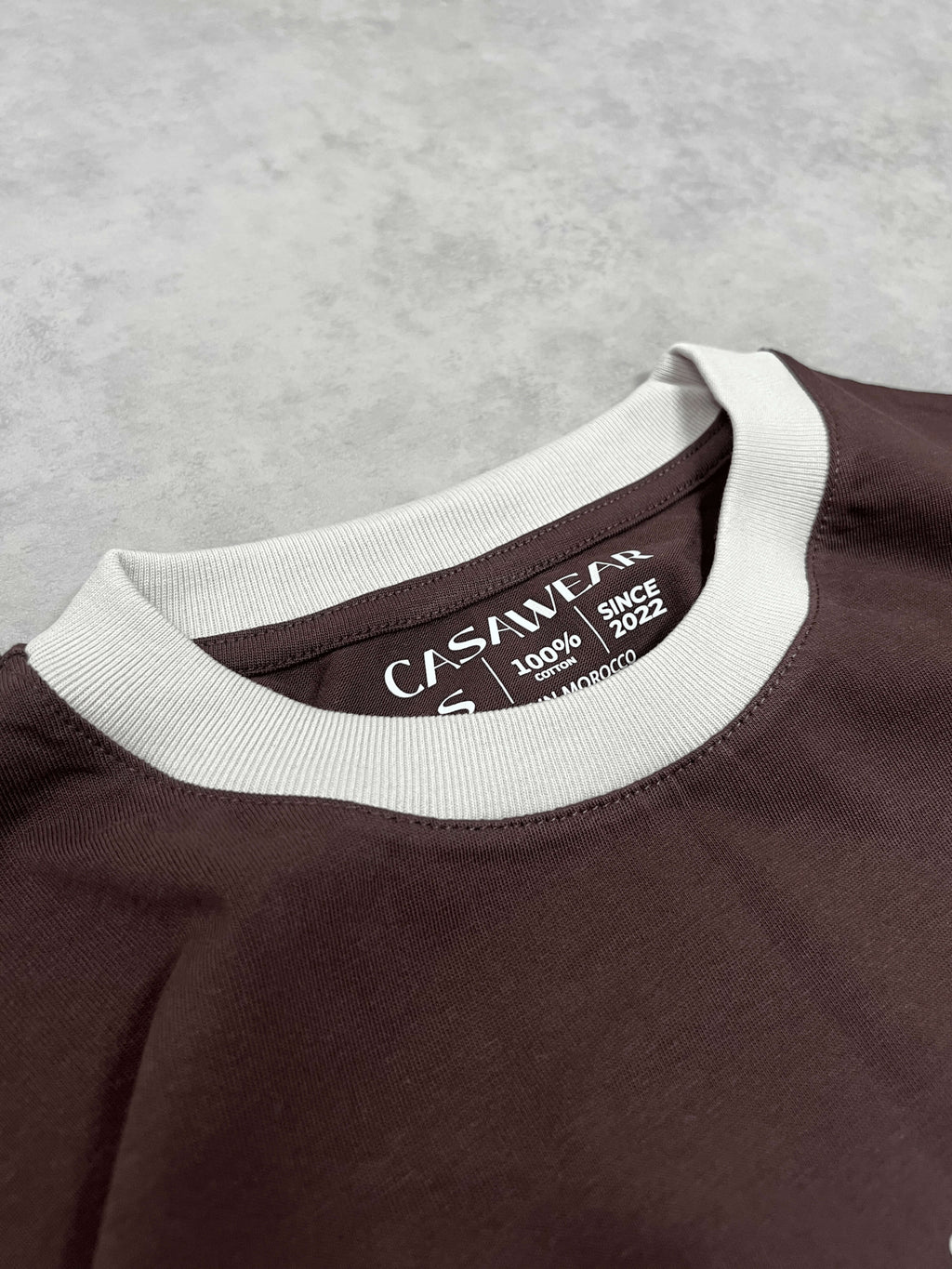 Hot Season Ringer Tee - Espresso