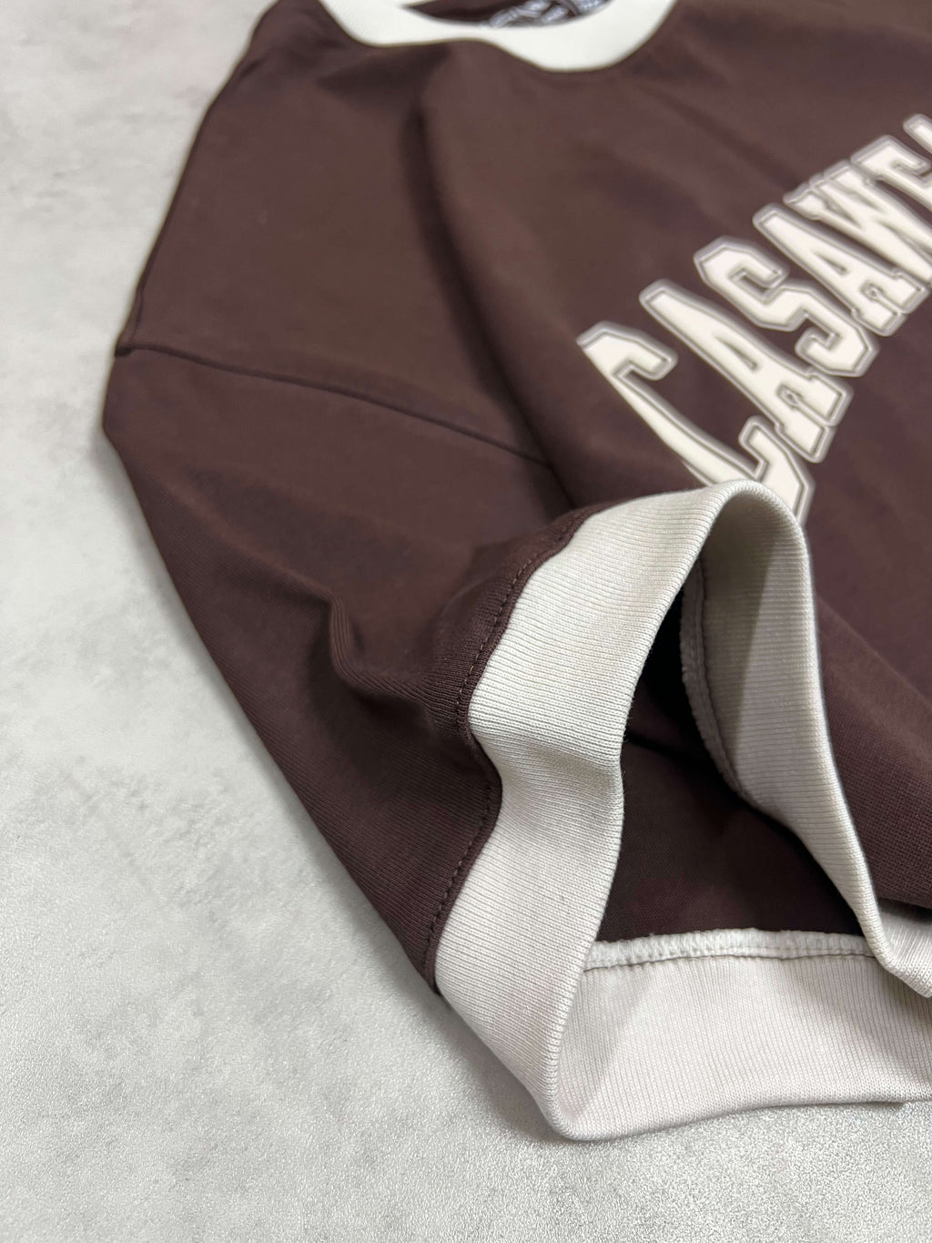Hot Season Ringer Tee - Espresso