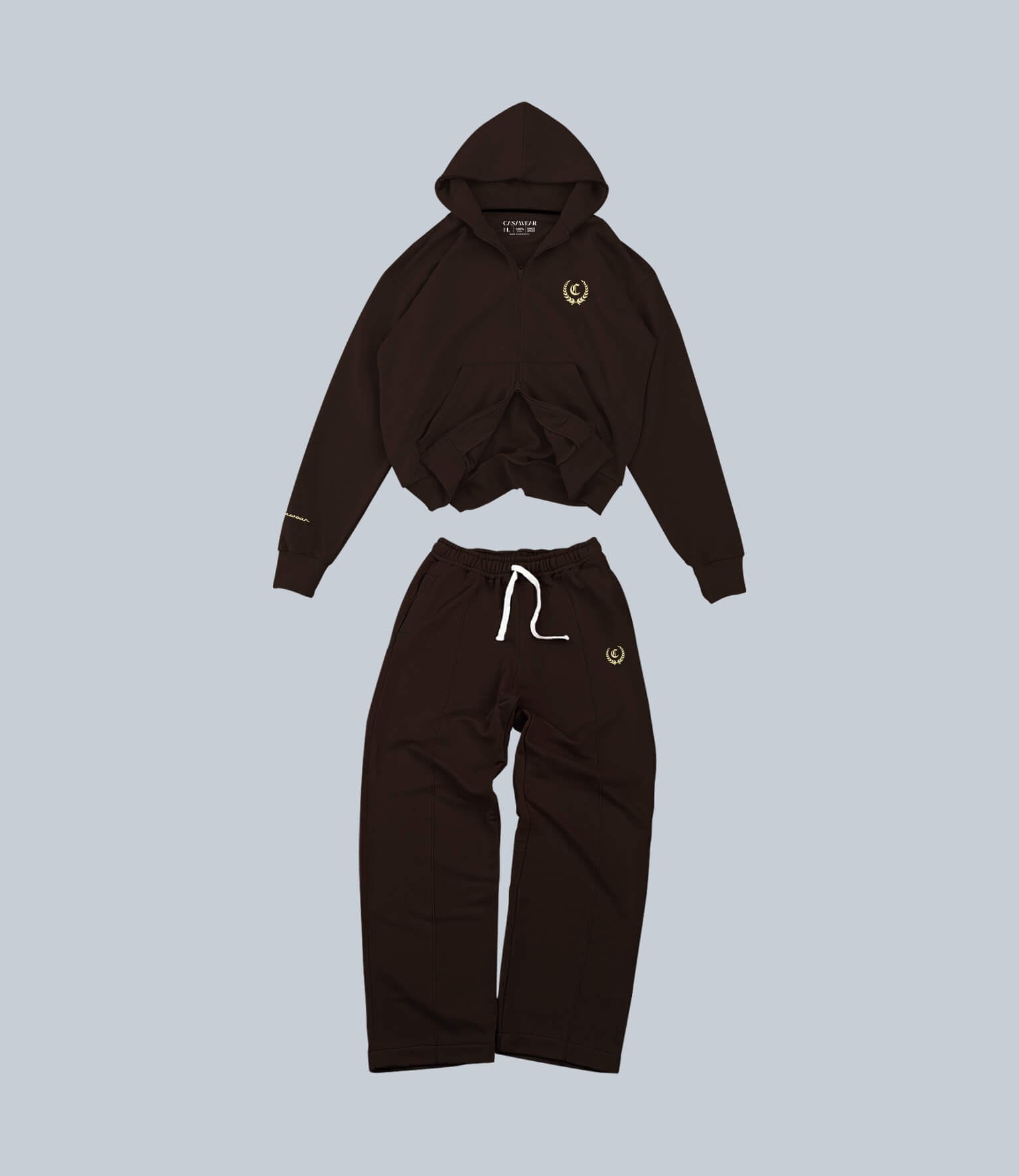 vanilla hint double zipper tracksuit