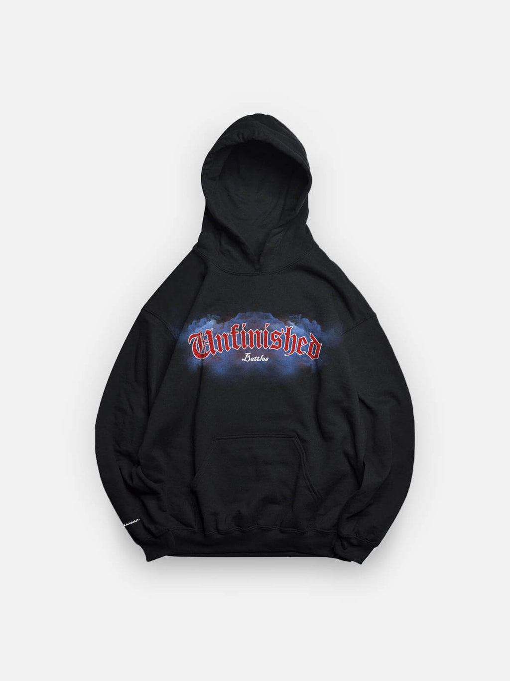 UNFINISHED BATTLES HOODIE - BLACK