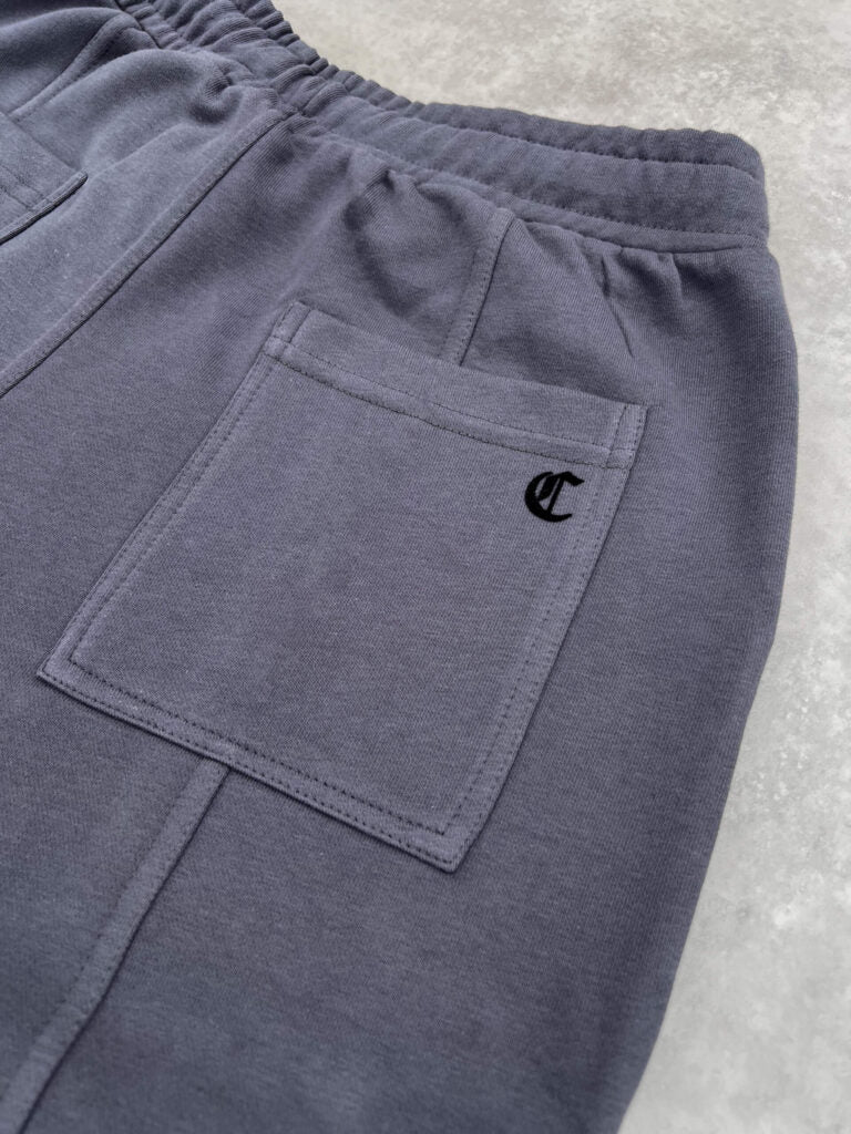 wide-legs sweatpant – dusty