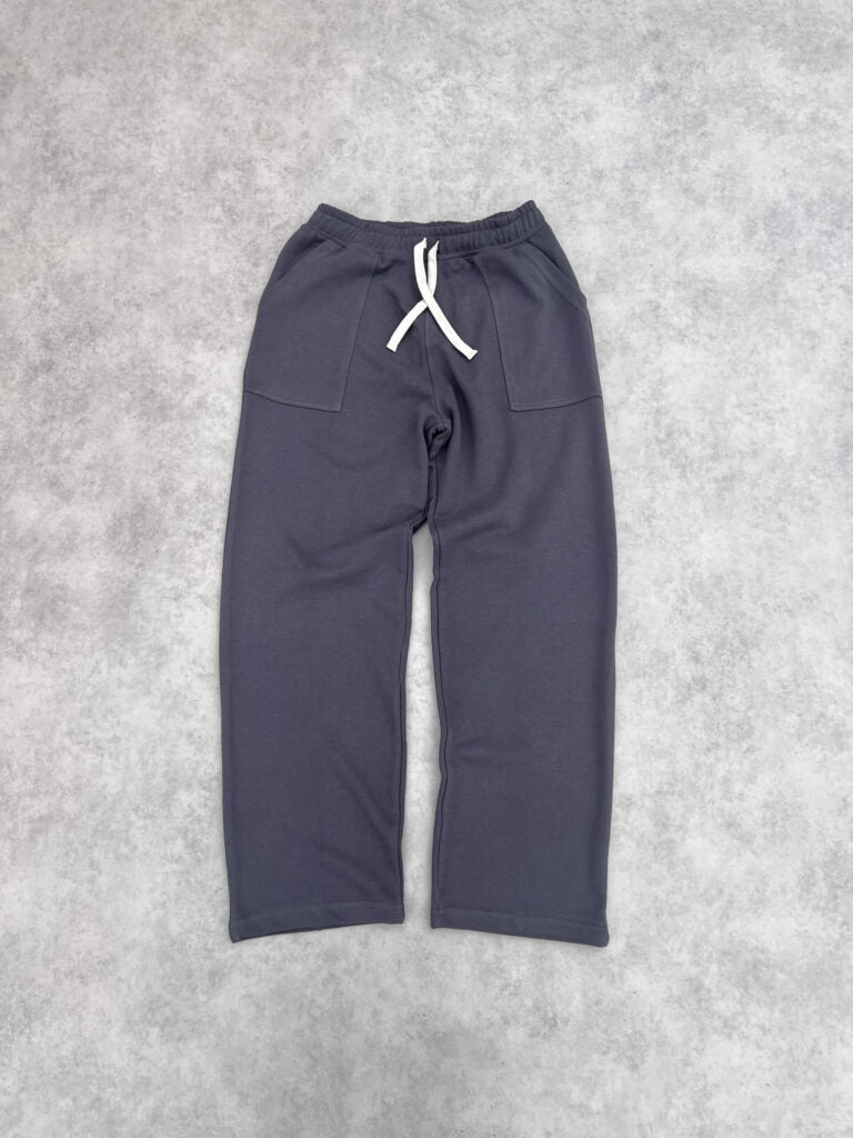wide-legs sweatpant – dusty