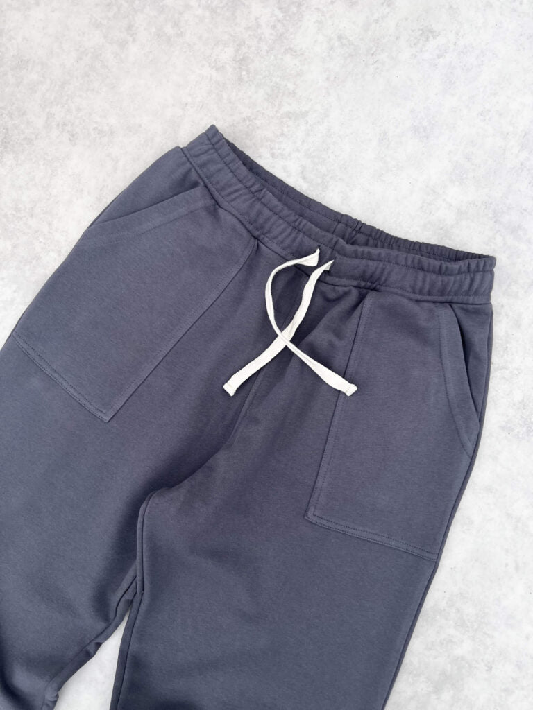 wide-legs sweatpant – dusty