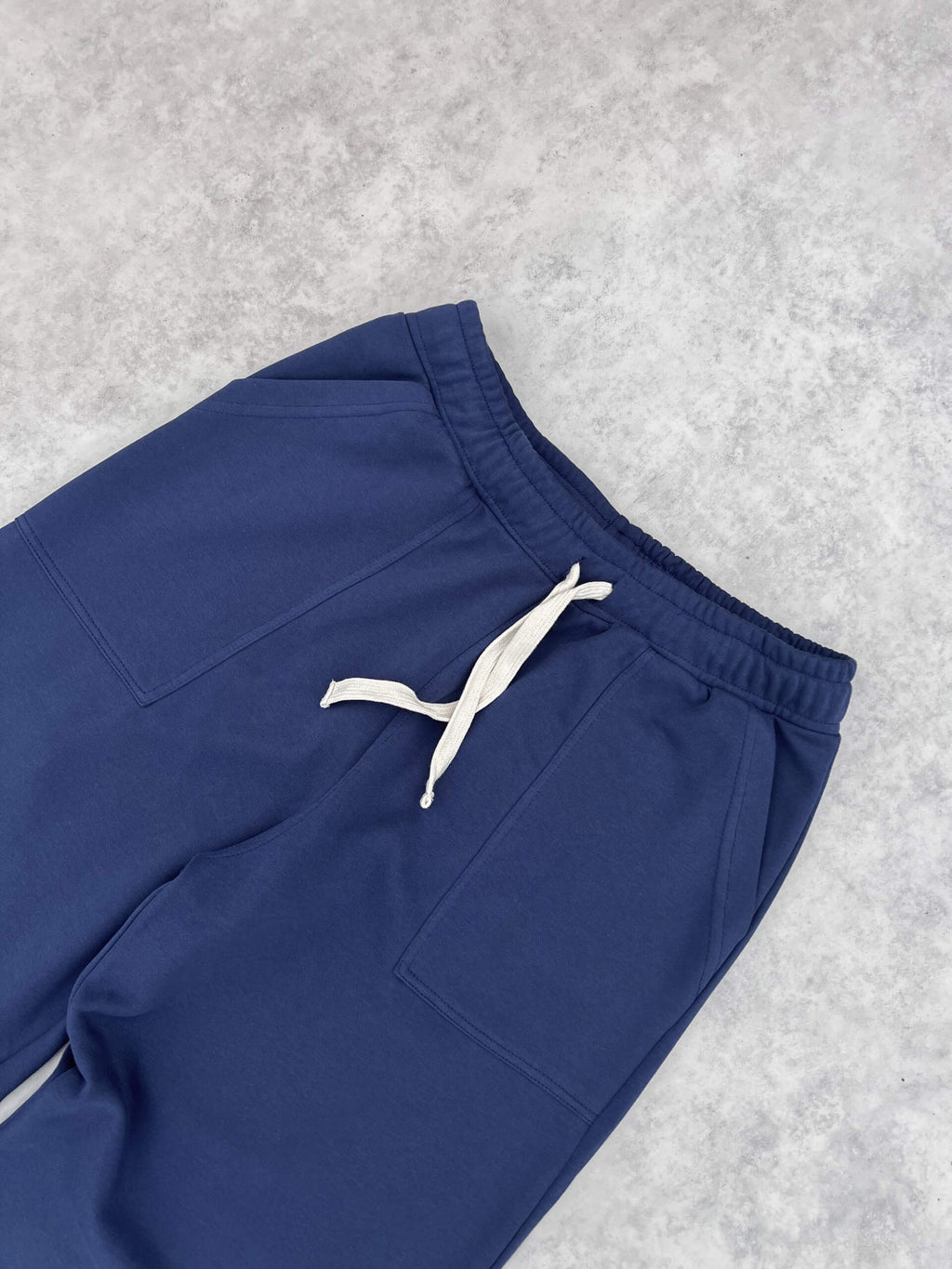 wide-legs sweatpant – indigo