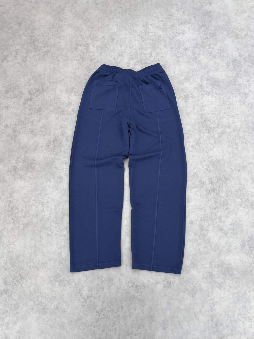 wide-legs sweatpant – indigo