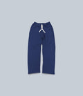 wide-legs sweatpant – indigo