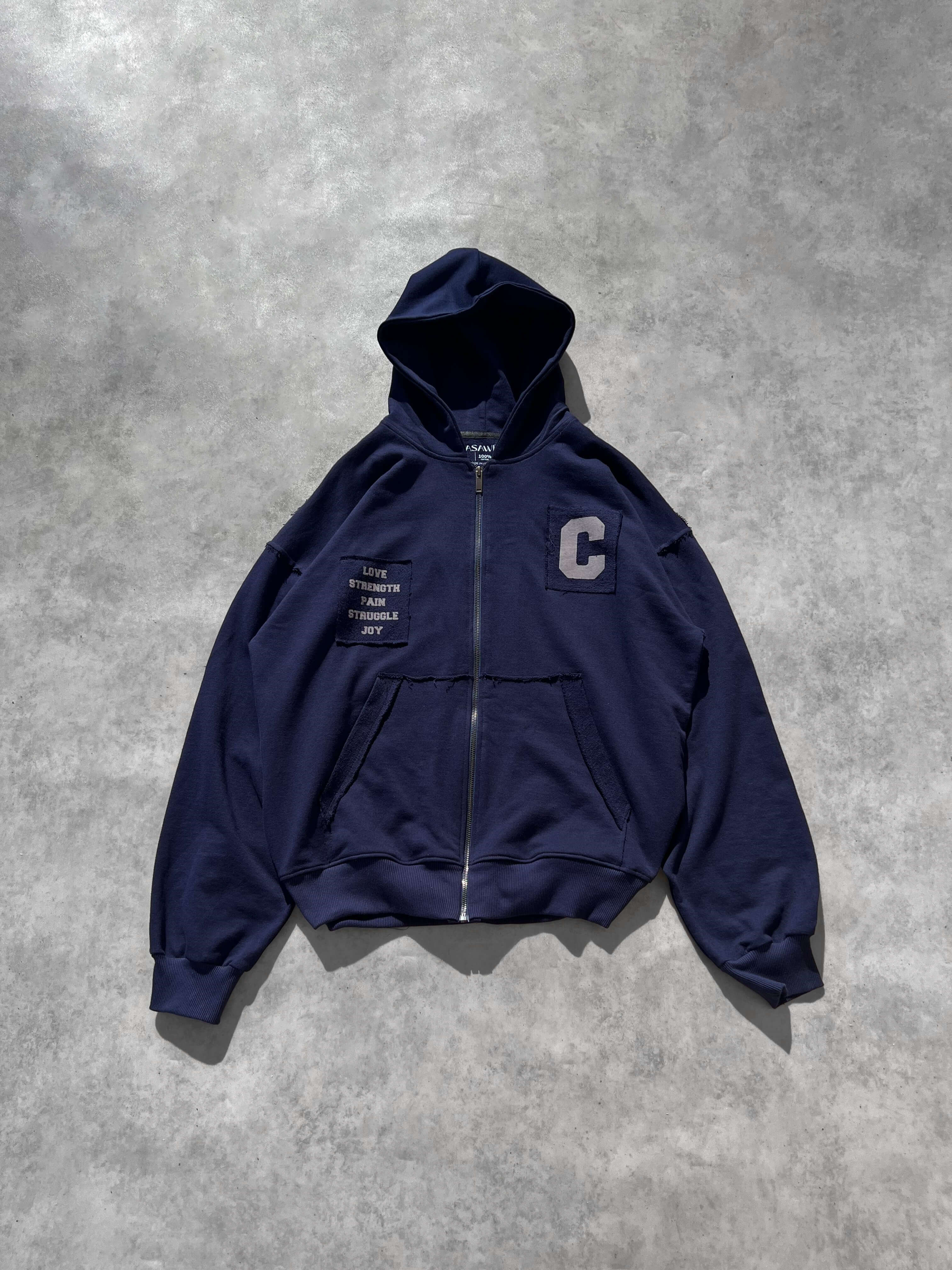 some feelings never leave - ZIPPER HOODIE