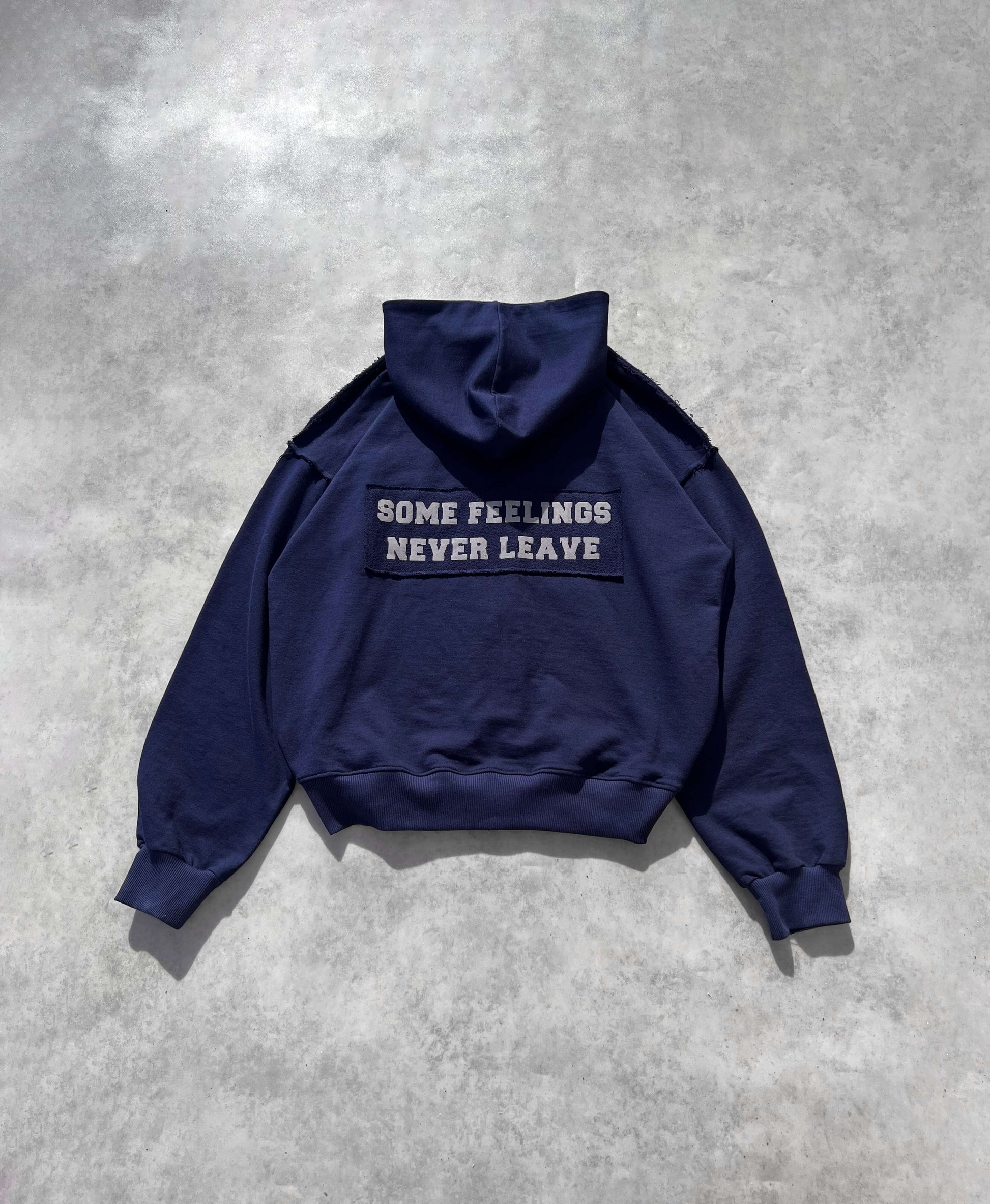 some feelings never leave - ZIPPER HOODIE