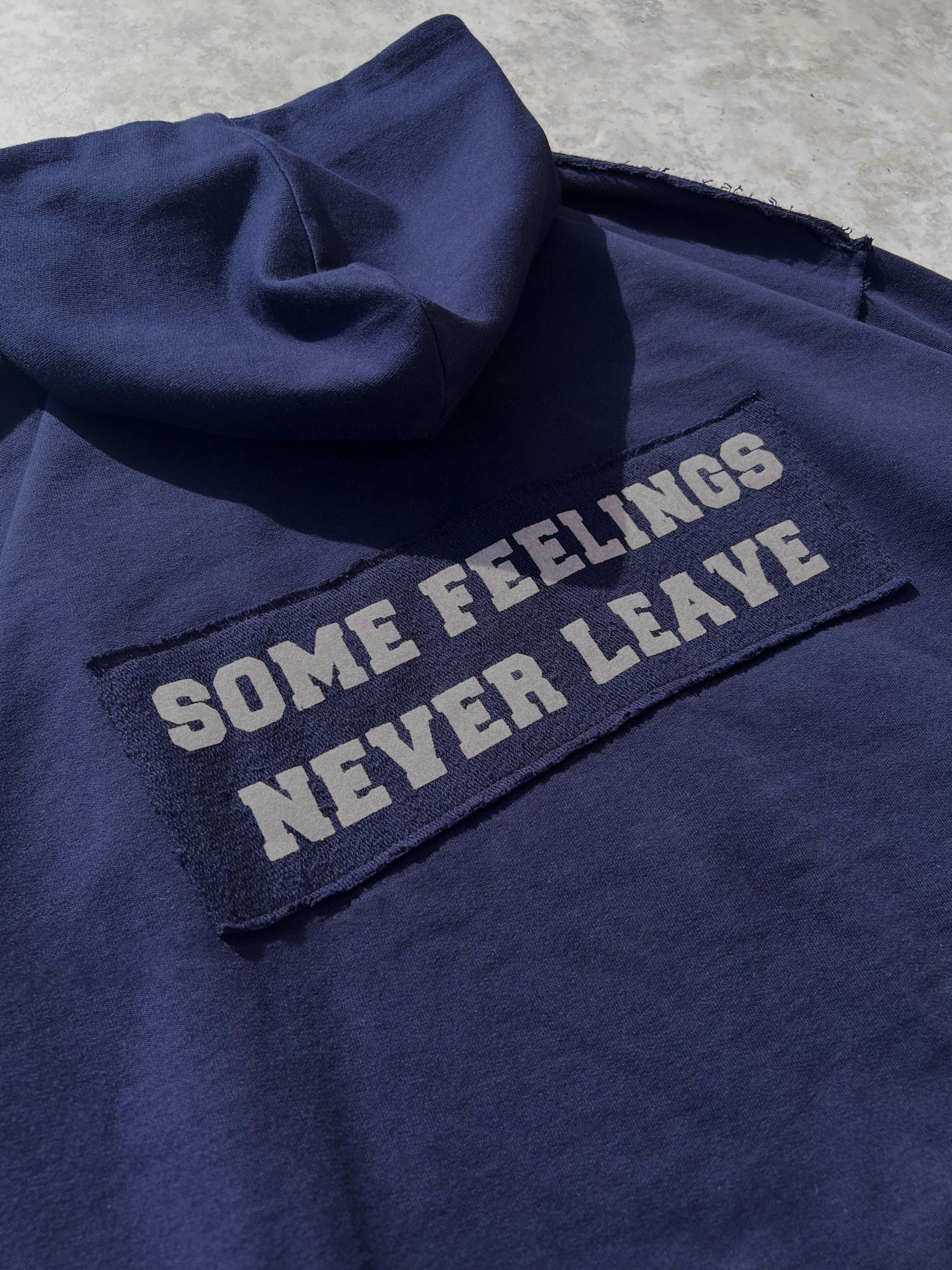 some feelings never leave - ZIPPER HOODIE