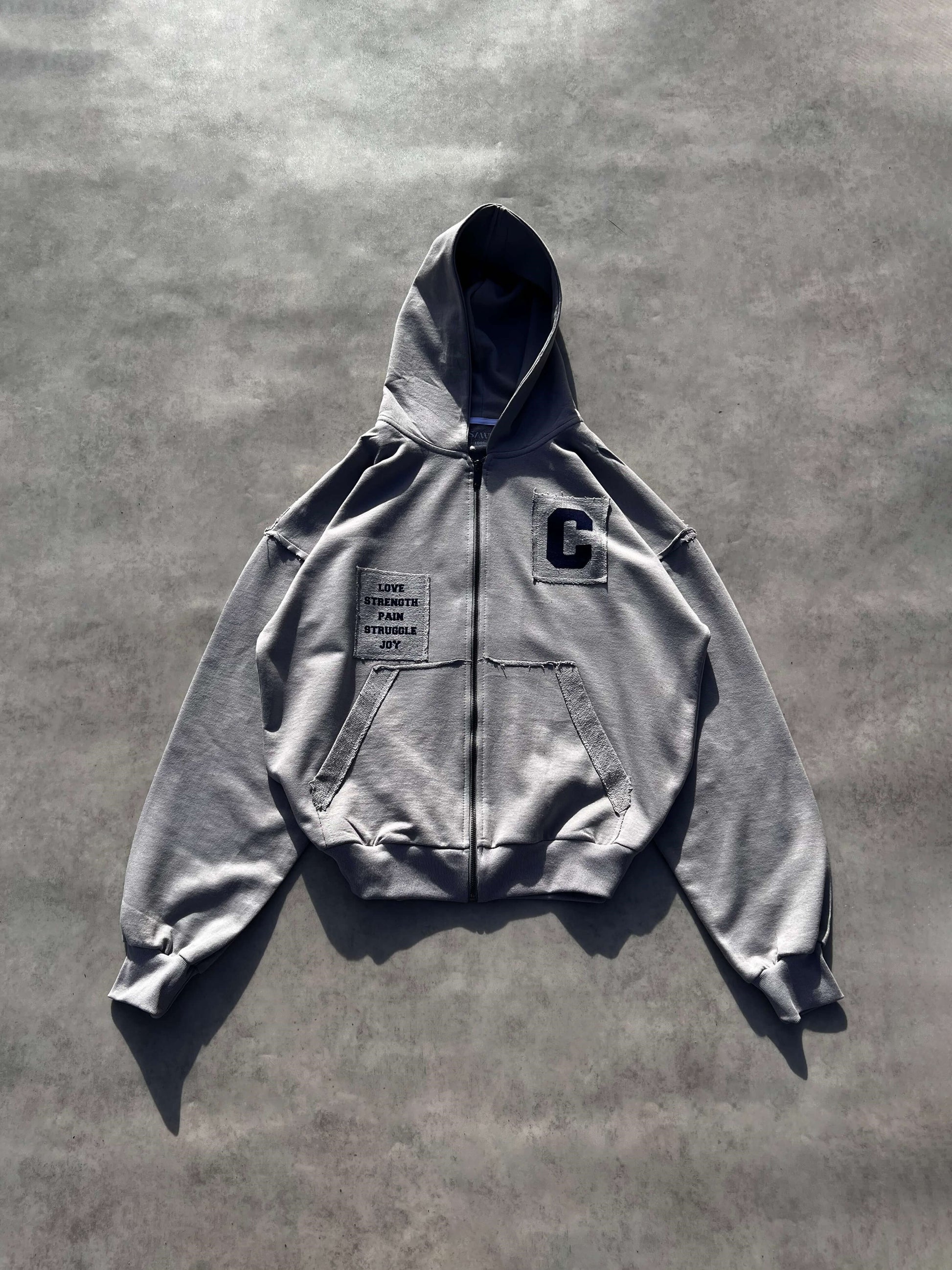 some feelings never leave - ZIPPER HOODIE