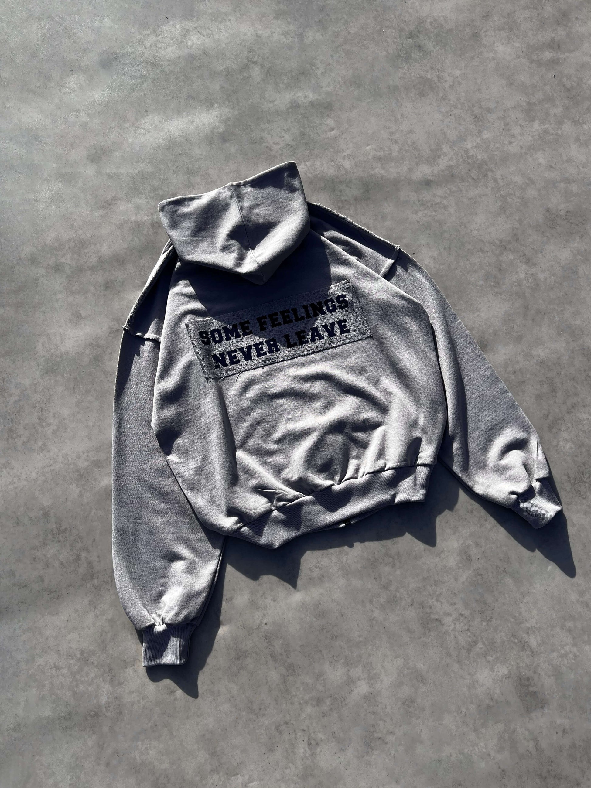 some feelings never leave - ZIPPER HOODIE