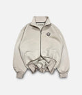 SIGNATURE FULL ZIP SWEATSHIRT - CREAMY MILK