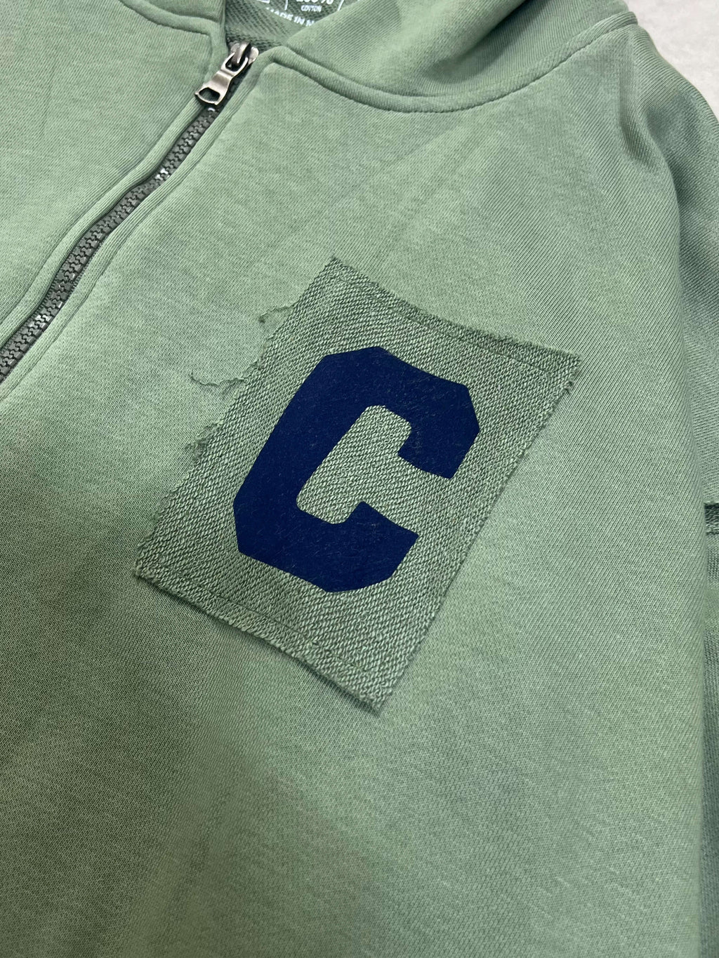 SFNL ZIPPER HOODIE -  FOREST green