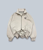 SIGNATURE FULL ZIP SWEATSHIRT - CREAMY MILK